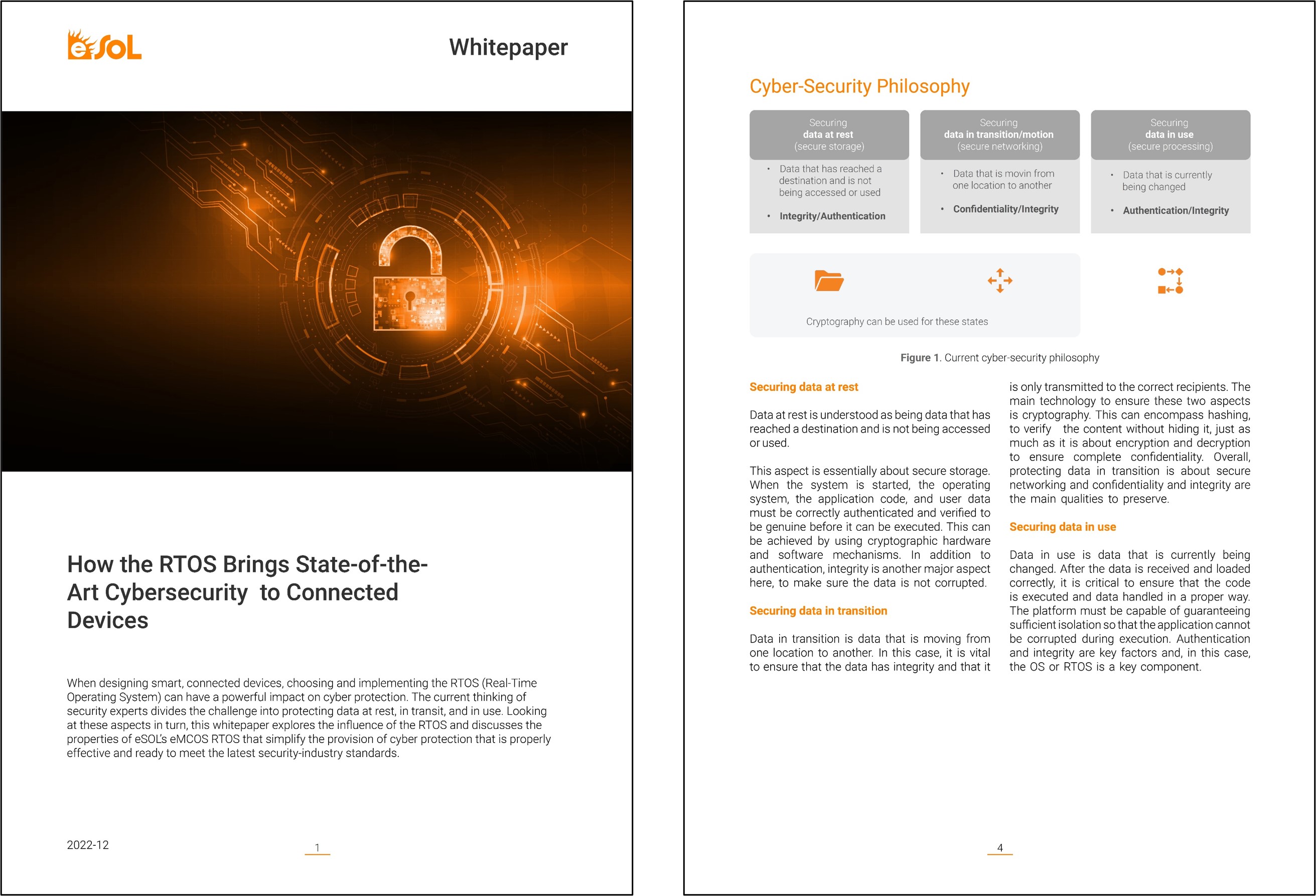 Whitepaper: How the RTOS Brings State-of-the-Art Cybersecurity to Connected Devices